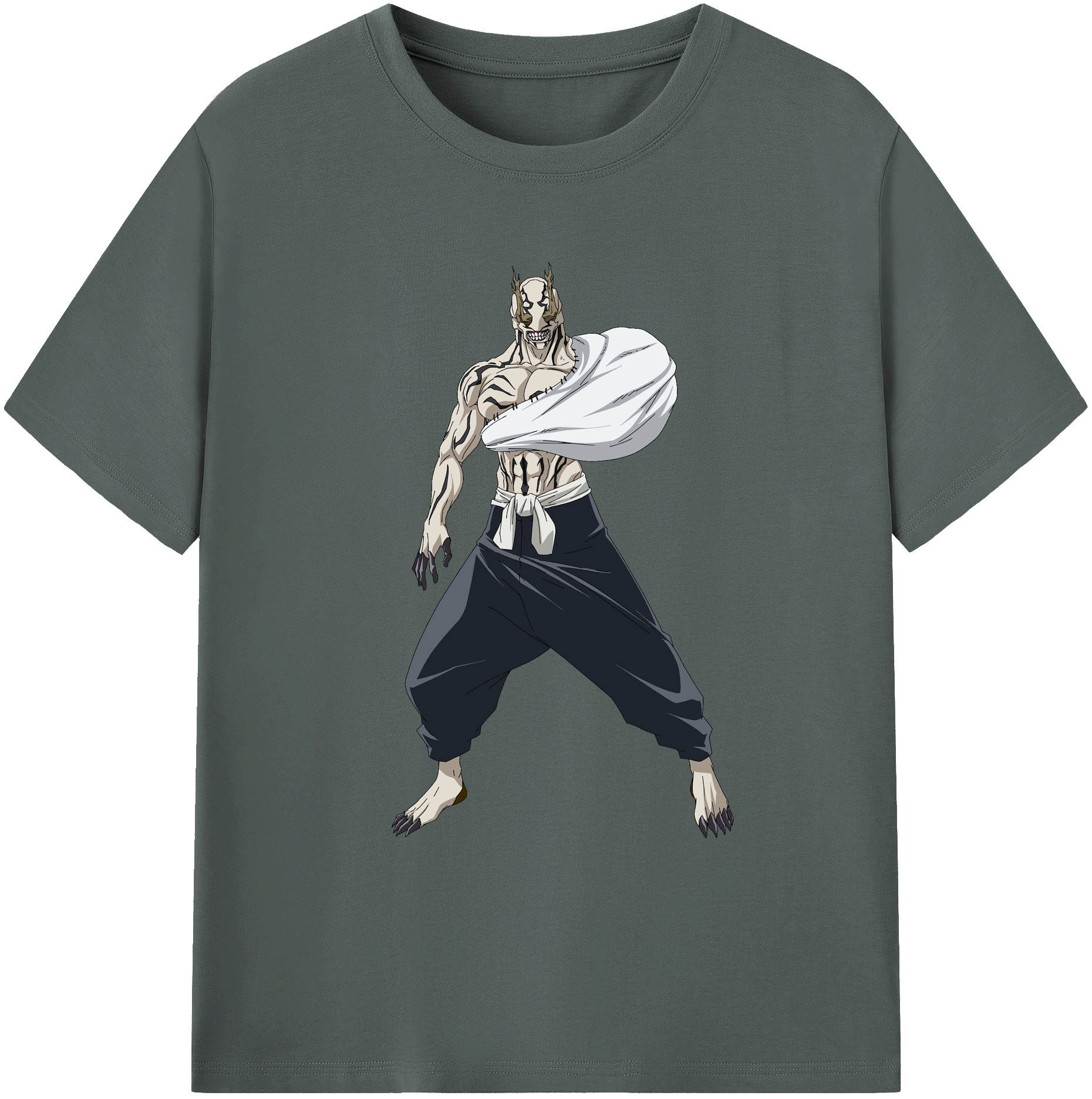 （画像用） 呪術廻戦 Jujutsu Kaisen 綿100％ メンズ半袖Tシャツ｜肌触りやわらか＆通気性